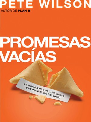 cover image of Promesas vacias
